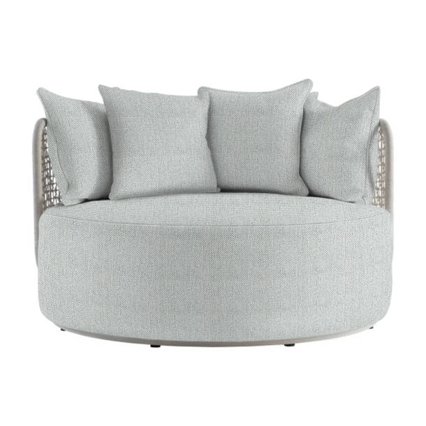 Bernhardt Bali Swivel Patio Chair With Cushions | Wayfair